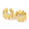 Brass Cuff Earrings EJEW-C104-089G-2