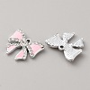 Alloy Enamel with Crystal Rhinestone Pendants ENAM-TAC0021-22A-2