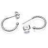 Non-Tarnish 316 Surgical Stainless Steel Stud Earrings EJEW-N097-077P-2