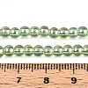 Electroplate Transparent Glass Beads Strands GLAA-T032-T4mm-AB17-4
