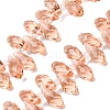Crystal Glass Beads Strands GLAA-D033-38-1