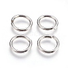 Tarnish Resistant 304 Stainless Steel Saw Cut Open Jump Rings STAS-P212-25P-15-1