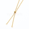 304 Stainless Steel Slider Necklace Making X-AJEW-JB00776-02-2