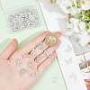 Unicraftale 100Pcs 304 Stainless Steel Filigree Connector Charms STAS-UN0057-14-4