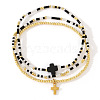 Minimalist Glass Seed Beads Stretch Bracelet Sets QH6334-1-1