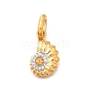 Brass Micro Pave Cubic Zirconia Pendants KK-S517-01C-G-1