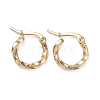 201 Stainless Steel Hoop Earrings X-EJEW-I245-02G-1