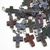 Natural Indian Agate Pendants X-G-T080-05-1