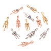  24Pcs 12 Styles Rack Plating Alloy European Dangle Charms MPDL-TA0001-04-2