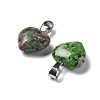 Natural Ruby in Zoisite Pendants G-I311-A21-2