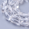 Natural Quartz Crystal Beads Strands G-P433-21-3