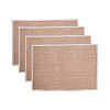 Braided Jute and Lace Non-Slip Insulation Pad LS-AJEW-WH0066-01-1