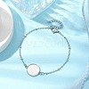 304 Stainless Steel Round Cabochon Setting Bracelets BJEW-JB11090-02-2