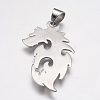 Tarnish Resistant 304 Stainless Steel Big Pendants STAS-K171-21P-2