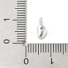 925 Sterling Sliver Cubic Zirconia Moon Charms STER-R002-02S-04-3