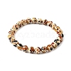 Sythetic Amber Beads Stretch Bracelets for Women BJEW-JB11536-3