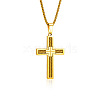 Religion 304 Stainless Steel Pendant Necklaces for Men WG51DD4-01-2