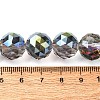 Transparent Electroplate Glass Beads Strands EGLA-N002-34E-F05-2
