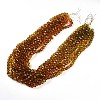 Baking Paint Transparent Glass Beads X1-DGLA-A035-T10mm-A05-2