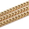 304 Stainless Steel Cuban Link Chain STAS-B019-02A-G-1