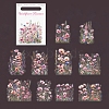 10Pcs PET Self-Adhesive Stickers DIY-B082-02C-1