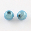 Spray Painted Miracle Acrylic Round Beads MACR-Q154-12mm-006-2