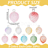 Glass Pendants PALLOY-WR00006-2