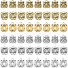 SUPERFINDINGS 48Pcs 6 Style Tibetan Style Alloy Pendants TIBEP-FH0001-19-1