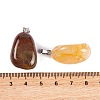 Natural & Synthetic Mixed Gemstone Pendants G-Q172-03P-3
