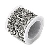 304 Stainless Steel Moon Link Chains CHS-K026-01E-P-2