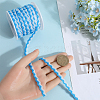 Two Tone Polyester Wavy Fringe Trim Ribbon OCOR-GF0003-97C-3