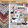 20 Sheets Retro Beach Theme Scrapbook Paper Pads PW-WG36988-01-2