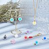  36Pcs 9 Colors Frosted Resin Pendants RESI-NB0001-82-2