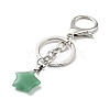 Natural Green Aventurine Keychain KEYC-M022-02B-2