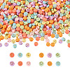 Cheriswelry 1000Pcs 4 Style Opaque Acrylic Beads MACR-CW0001-07-11