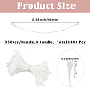 Gypsum with Cotton Cord Artificial Flower Core DIY-WH20007-36B-09-2
