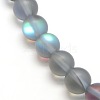 Synthetic Moonstone Beads Strands X-G-F142-10mm-02-3