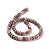 Natural Pink Zebra Jasper Beads Strands G-D481-13-3