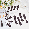 8Pcs 1-Hole PU Leather Buttons FIND-GF0008-82A-4