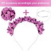 Fingerinspire 24Pcs 4 Style Iron Dolls Hair Hoop DIY-FG0002-74-6