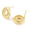Brass Stud Earring Finding KK-L208-52G-2