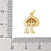 Rack Plating Brass Micro Pave Cubic Zirconia Pendants KK-R166-02G-01-3