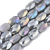 Electroplate Glass Beads Strands EGLA-S194-11A-A01-1