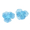 Spray Painted Iron Bead Caps IFIN-Z004-02C-2
