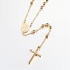 PVD Vacuum Plating 304 Stainless Steel Pendant Necklaces NJEW-D281-24G-3