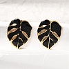 Brass Stud Earrings for Women KK-CBA9D38-05G-03-1