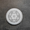 Engraved Natural Selenite Cup Mats DJEW-PW0013-01B-1