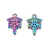 Rainbow Color Alloy Pendants PALLOY-N156-219-2