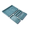 Removable Velvet Jewelry Organizer Display Trays for Earrings Necklaces Rings CON-R030-04C-3