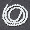 Opaque Solid Color Glass Beads Strands X1-EGLA-A034-P8mm-D01-2